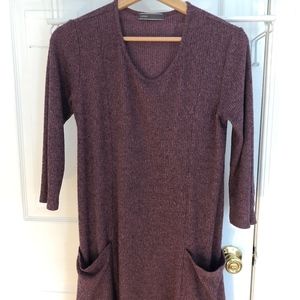 Dusty rose casual dress
